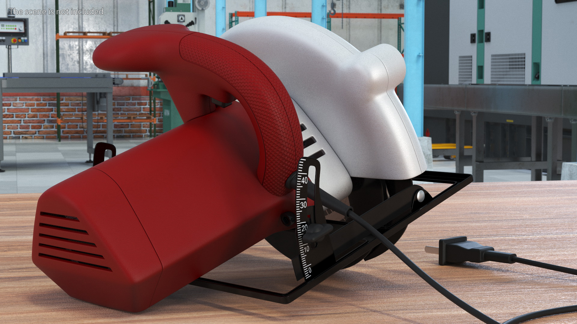 3D Left Blade Circular Saw model