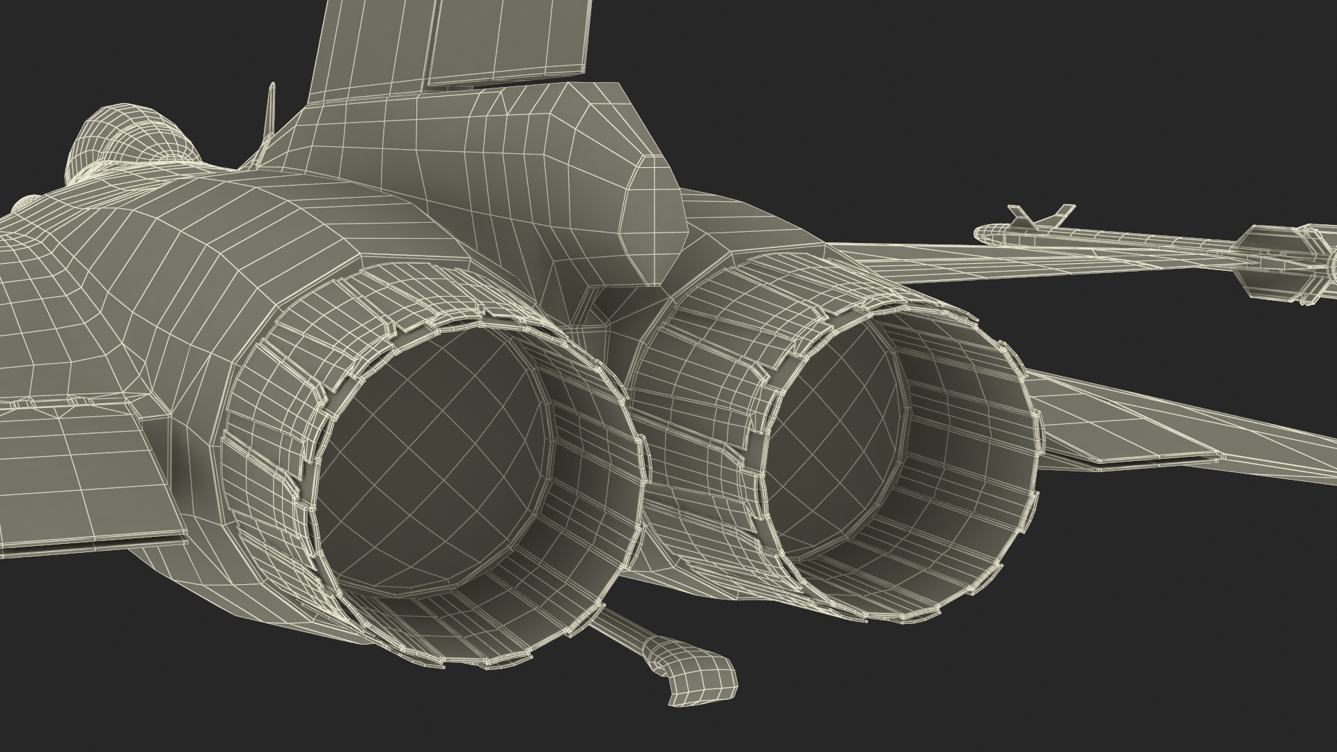 3D Combat Interceptor Fighter Jet with Pilot Flying model