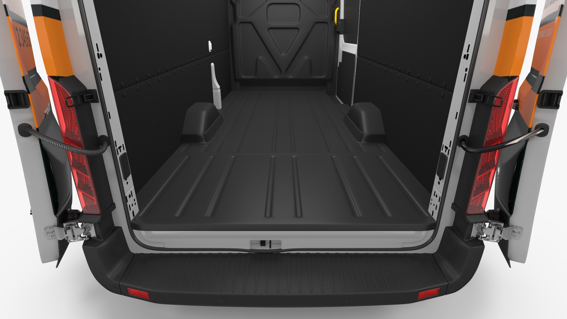 3D Ford Transit Cargo 2020 Your Brand Rigged