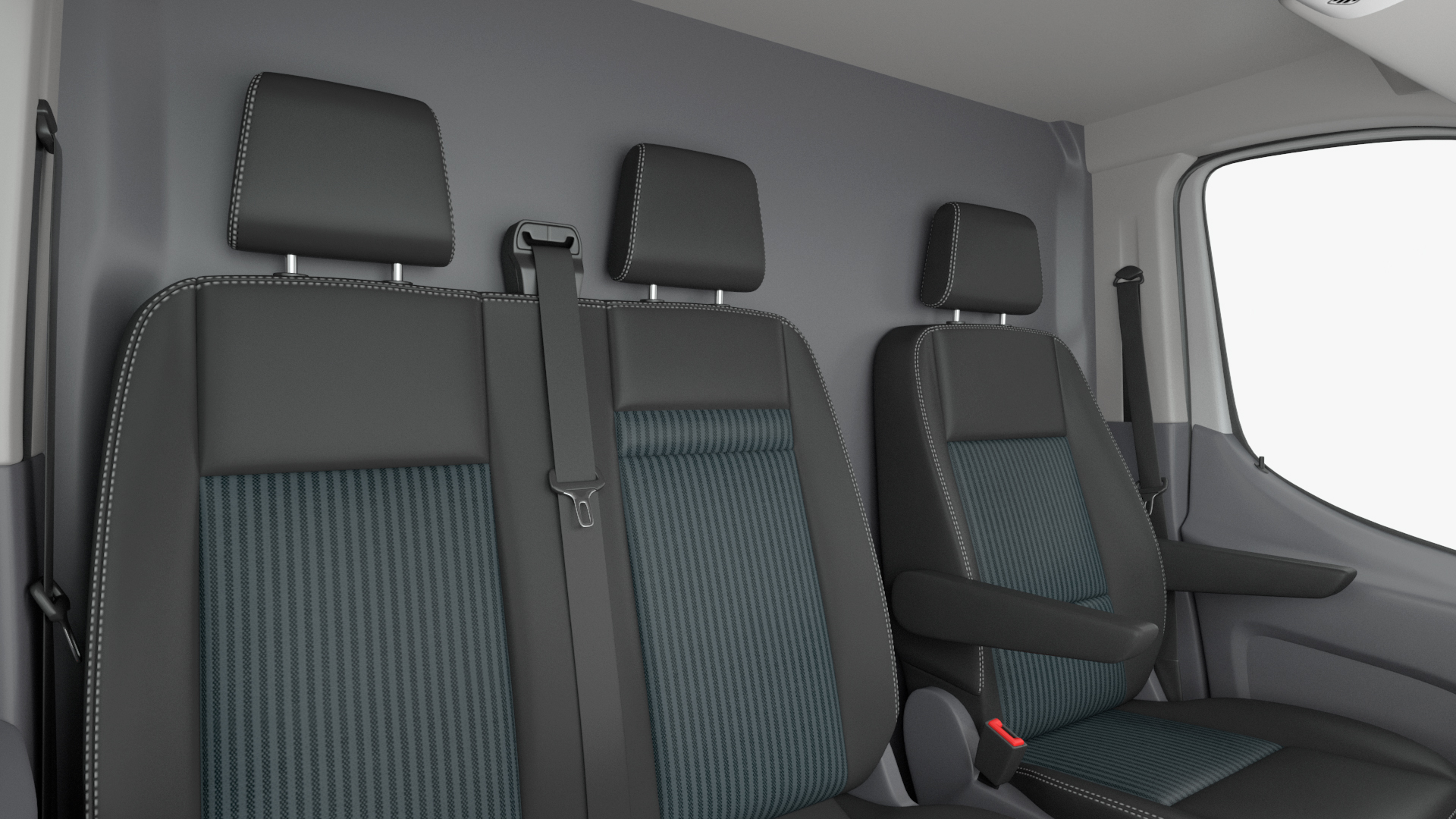 3D Ford Transit Cargo 2020 Your Brand Rigged