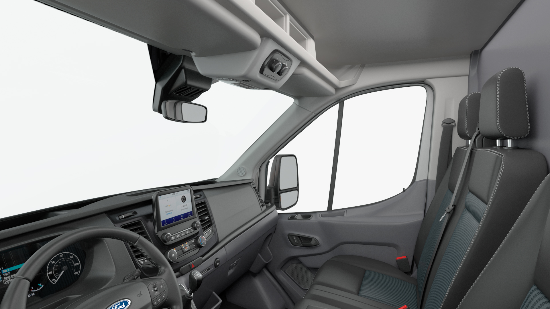 3D Ford Transit Cargo 2020 Your Brand Rigged