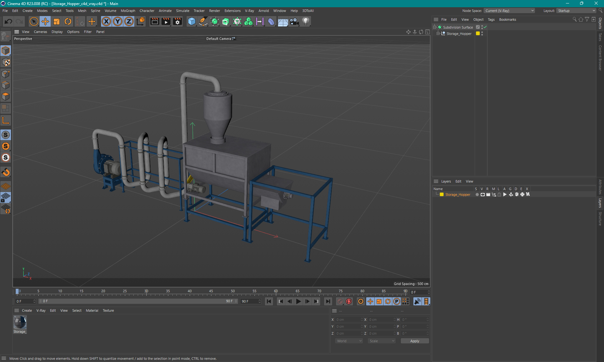 Storage Hopper 3D model