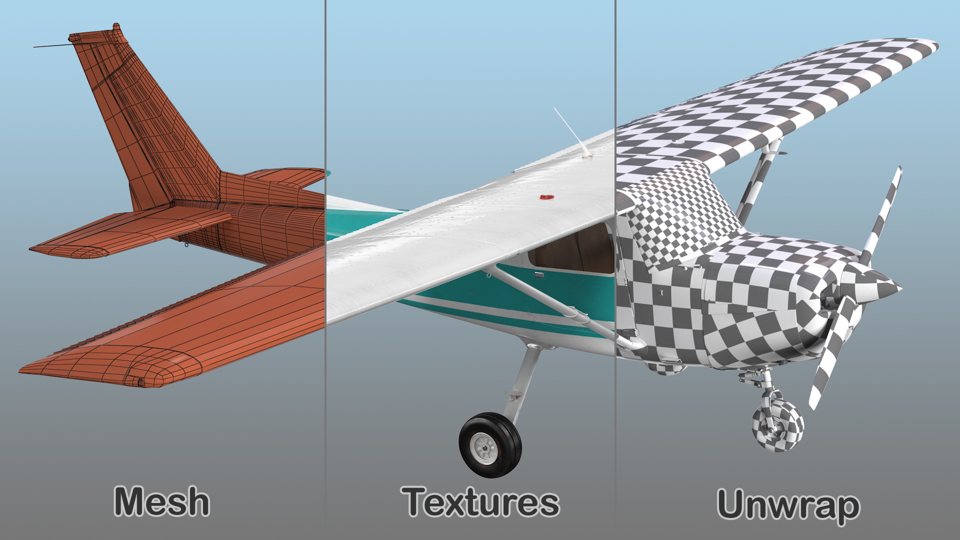 3D model Multipurpose Civil Aircraft Generic
