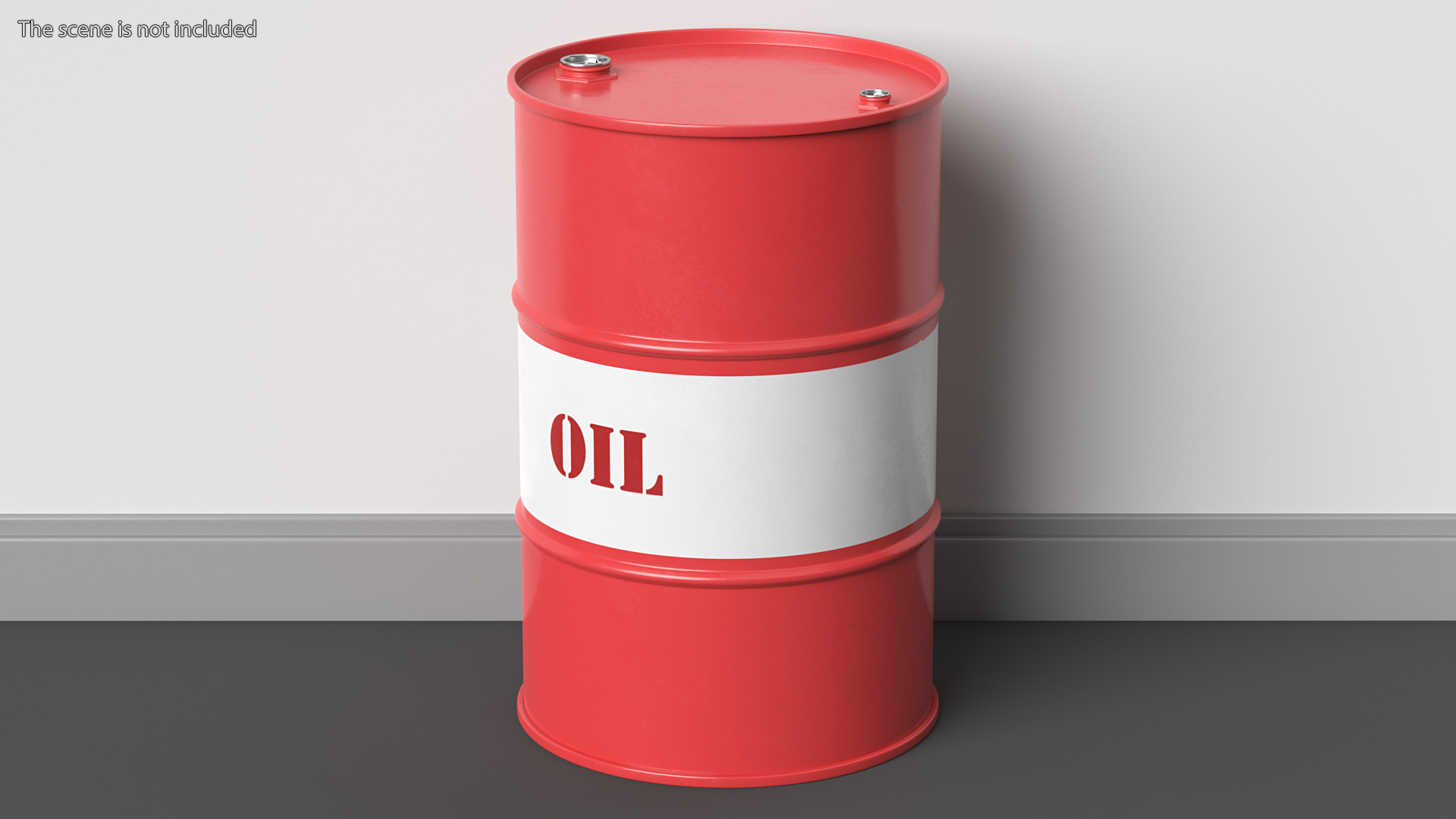 3D Crude Oil Barrel