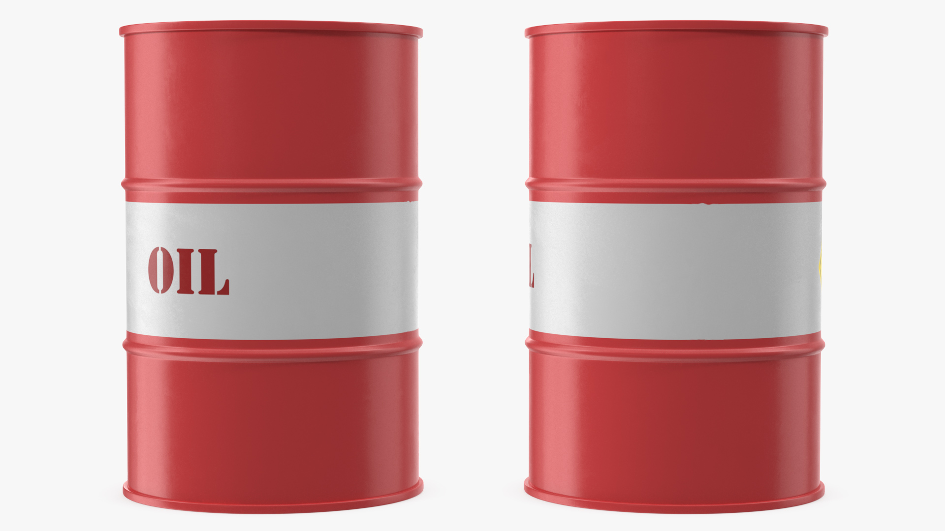 3D Crude Oil Barrel