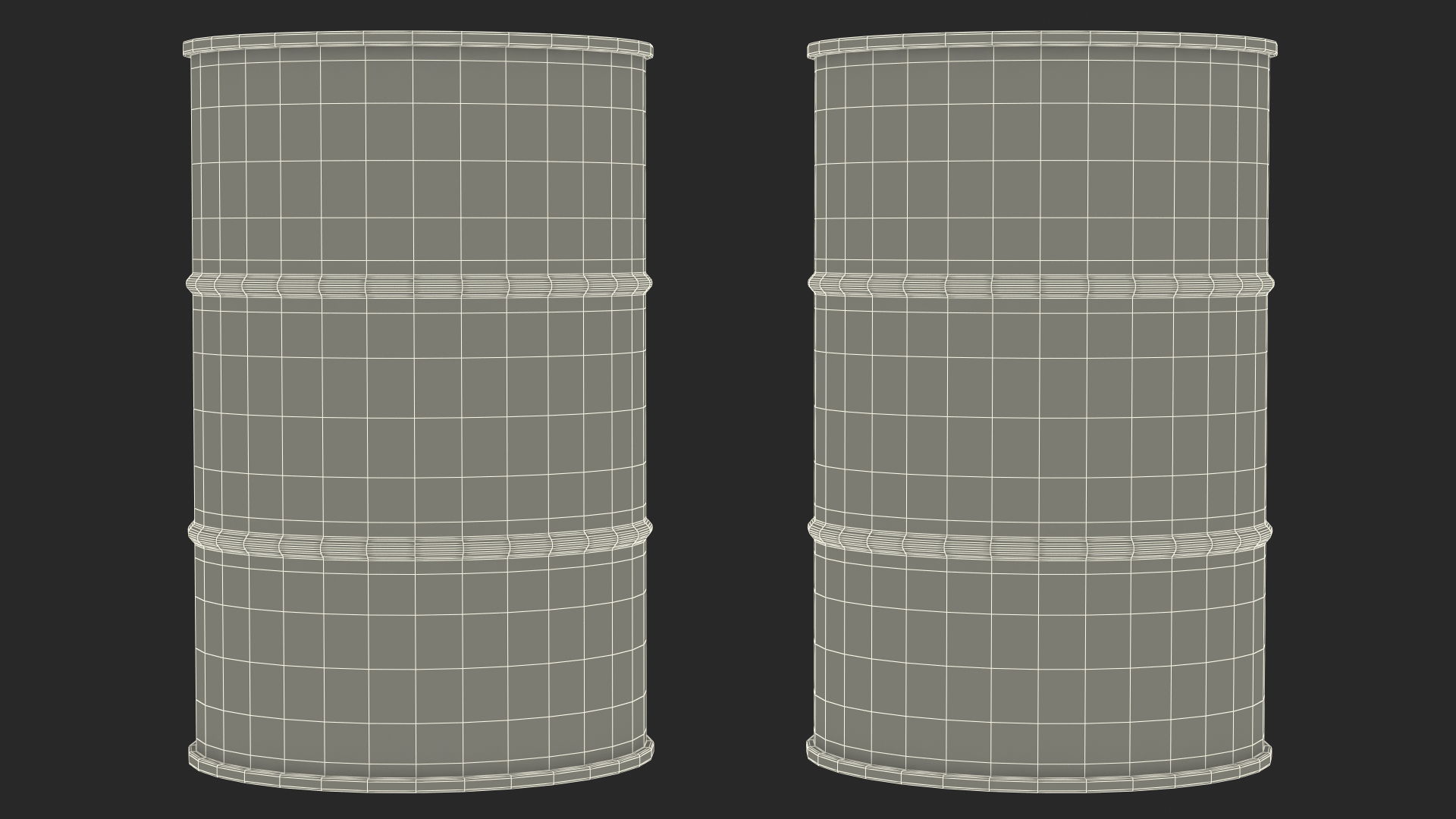 3D Crude Oil Barrel