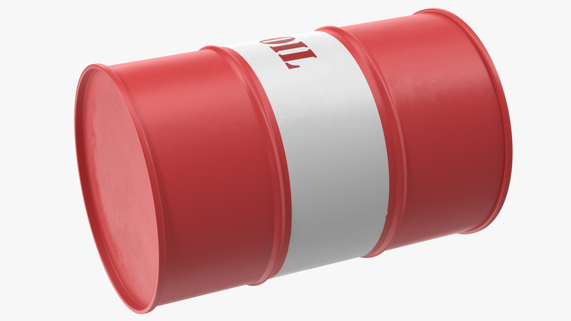 3D Crude Oil Barrel