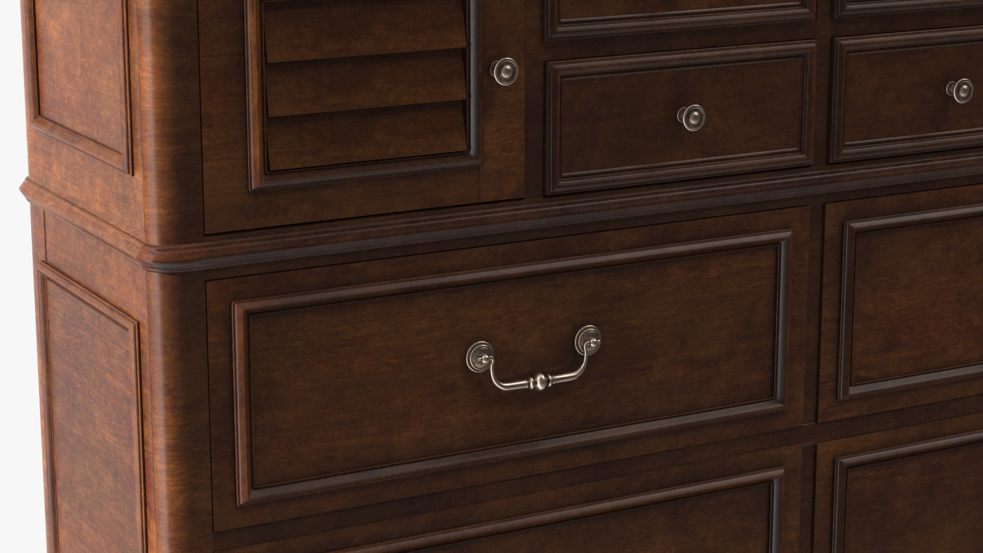 3D Charleston Dresser Wood model