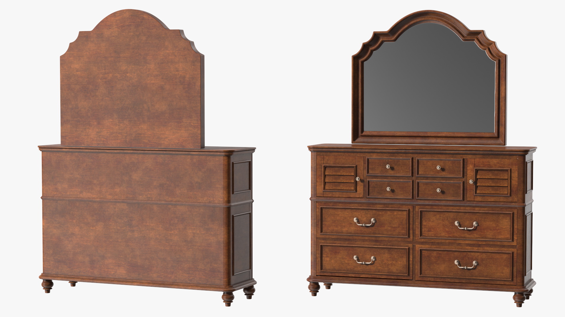 3D Charleston Dresser Wood model