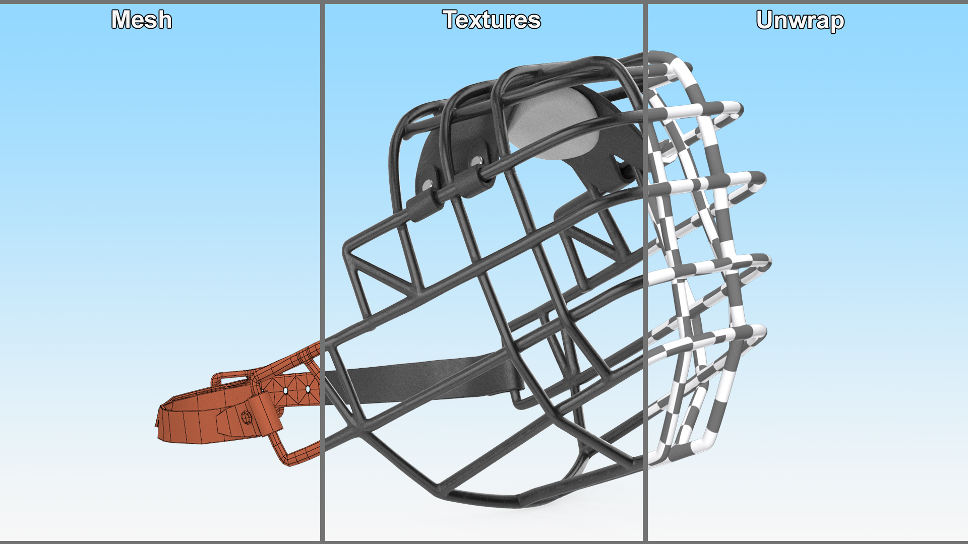 Cage Dog Muzzle Labrador 3D model