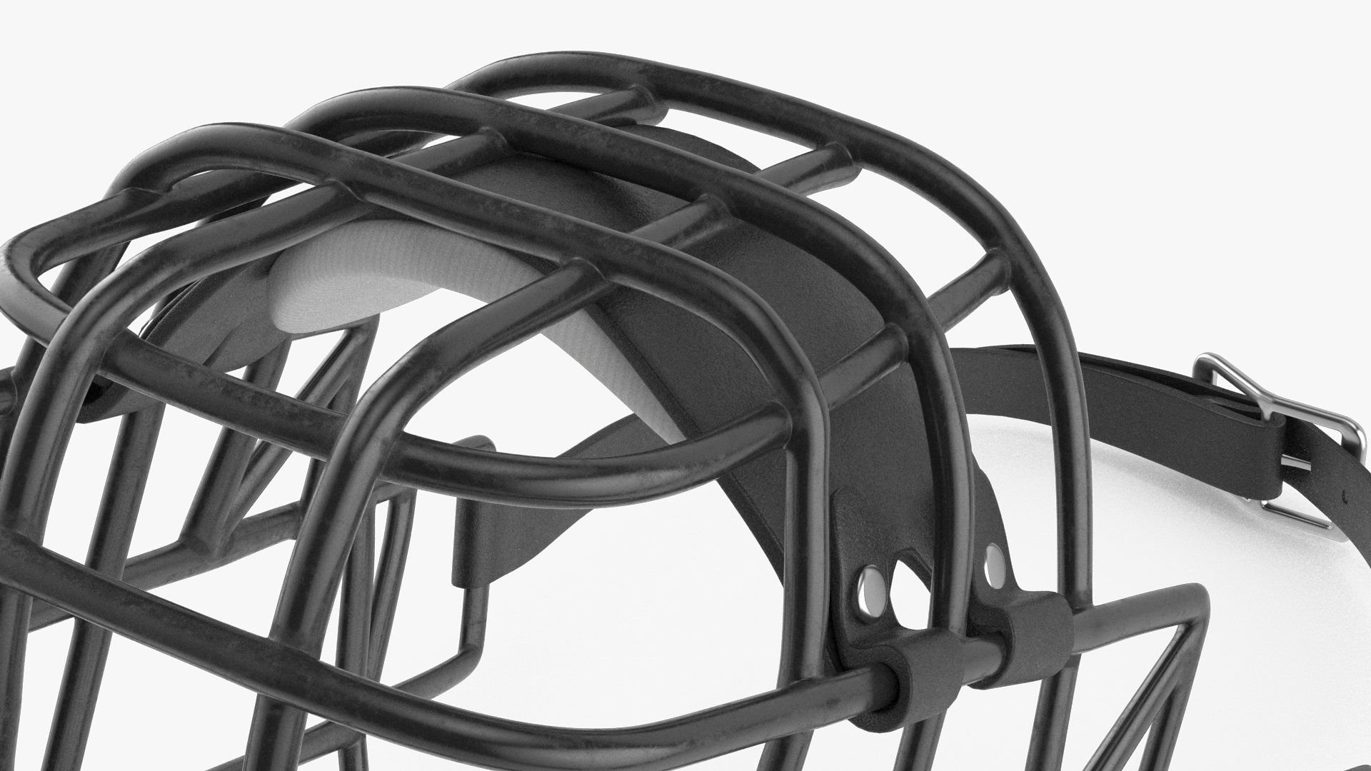 Cage Dog Muzzle Labrador 3D model