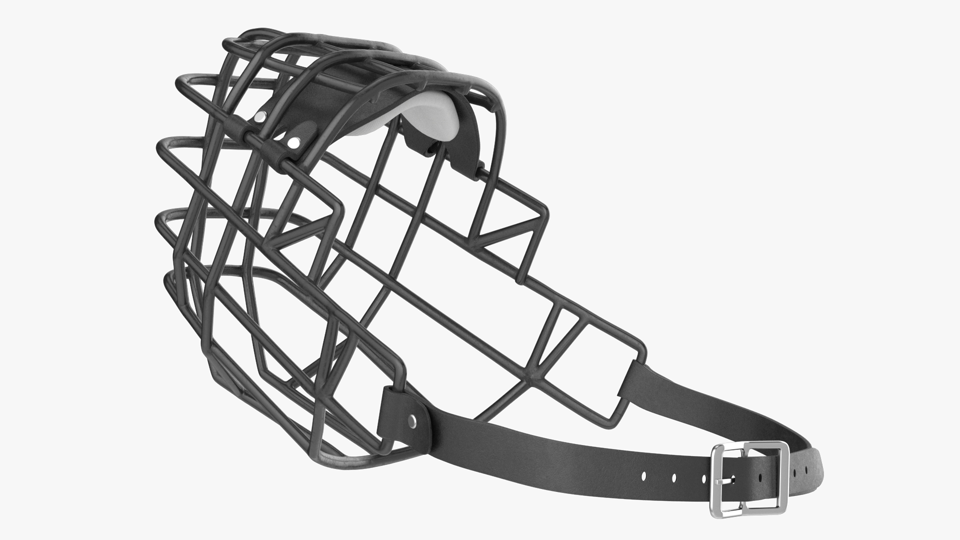 Cage Dog Muzzle Labrador 3D model