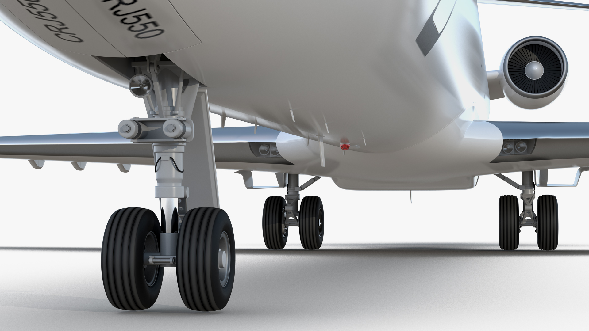 3D model Regional Jet Bombardier CRJ550