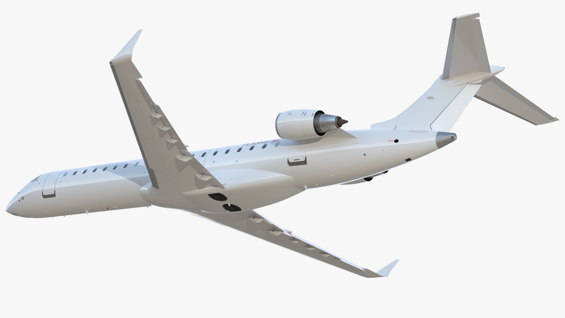 3D model Regional Jet Bombardier CRJ550