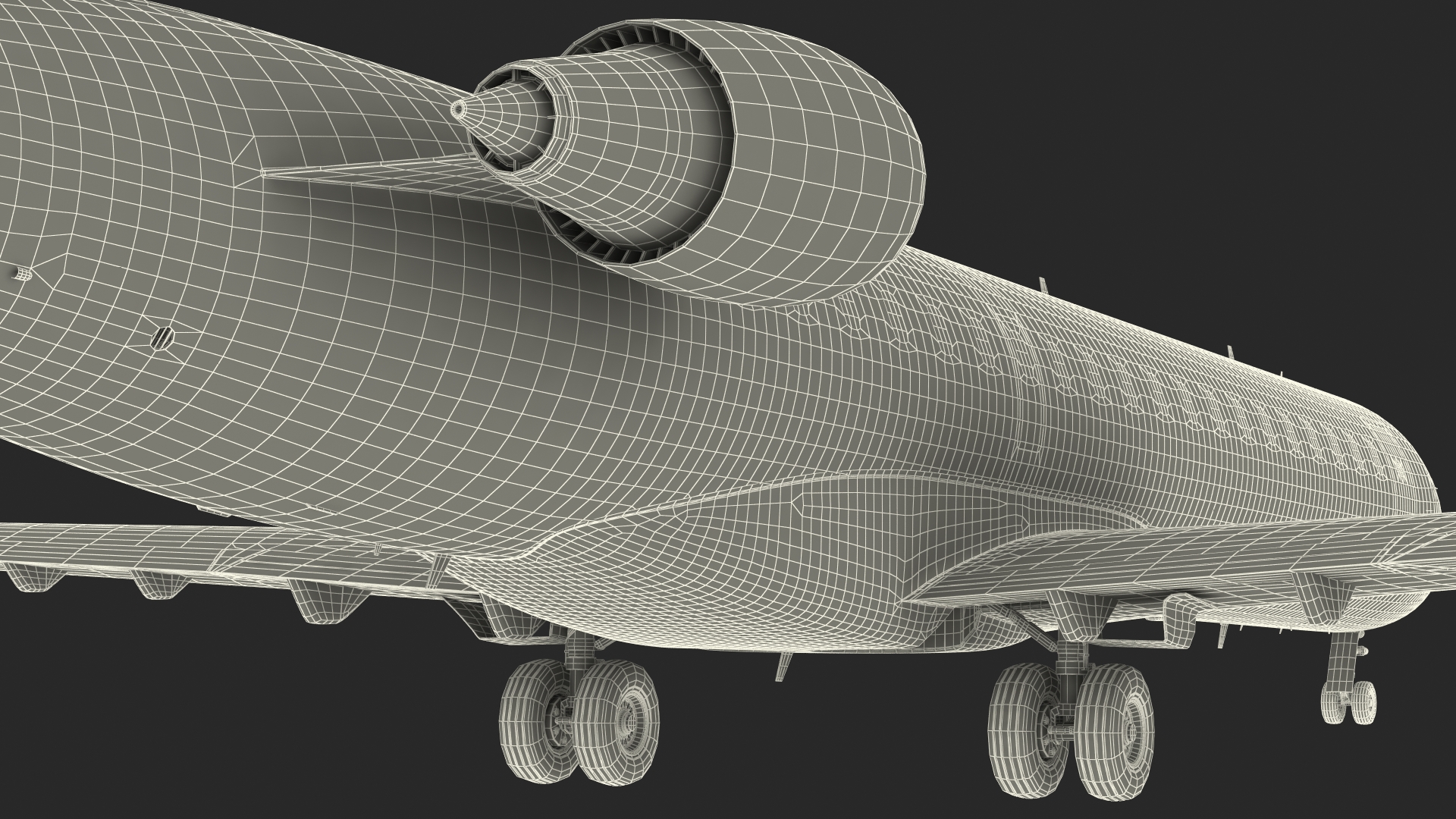 3D model Regional Jet Bombardier CRJ550