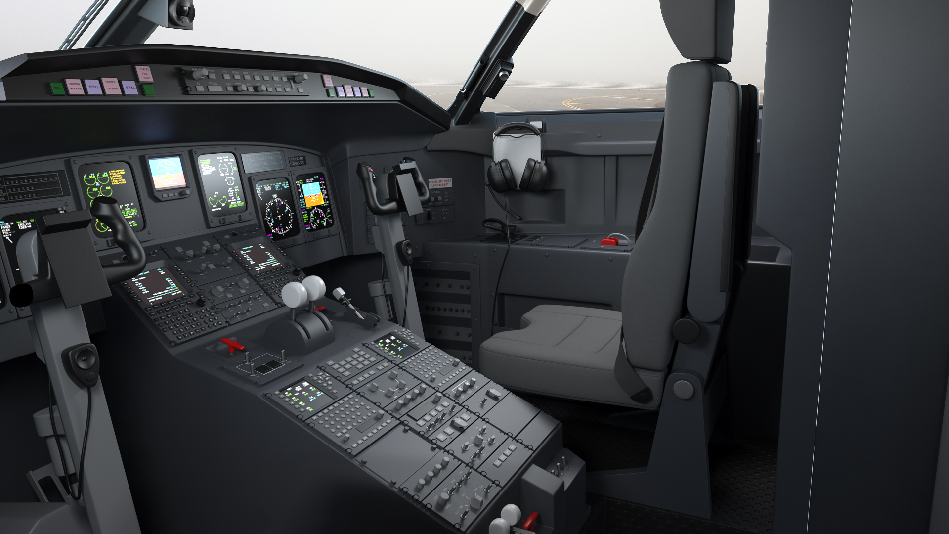 3D model Regional Jet Bombardier CRJ550
