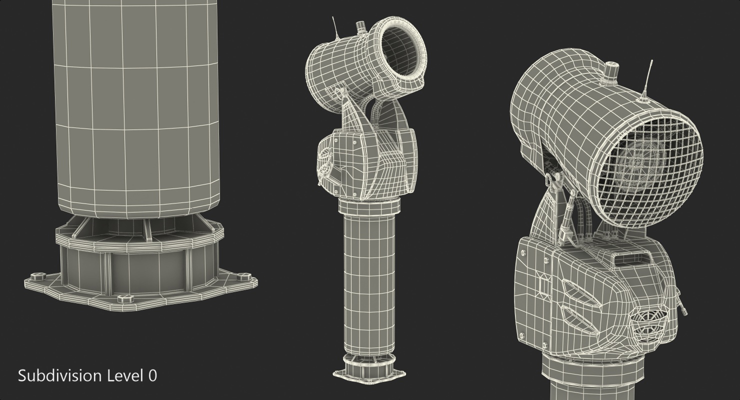 3D model Demaclenko EVO ATK Snow Maker Gun Rigged
