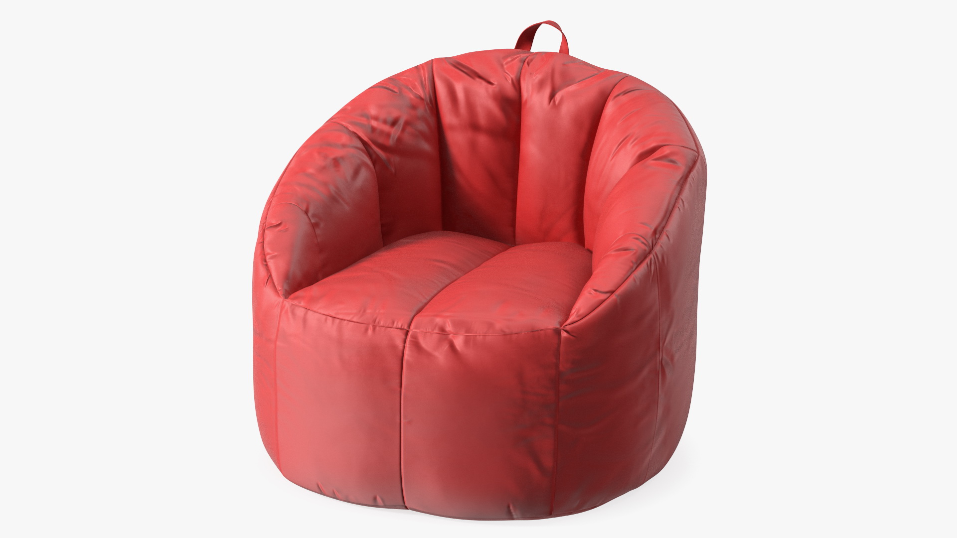 Sack Chair Big Joe Red 3D