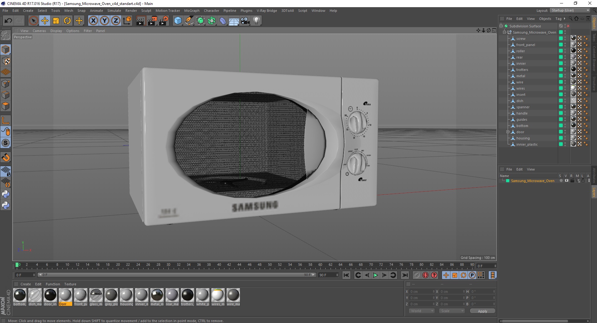 Samsung Microwave Oven 3D