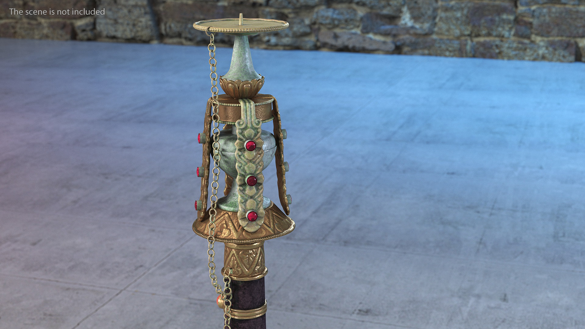 3D Traditional Woodwind Instrument Gyaling Old model