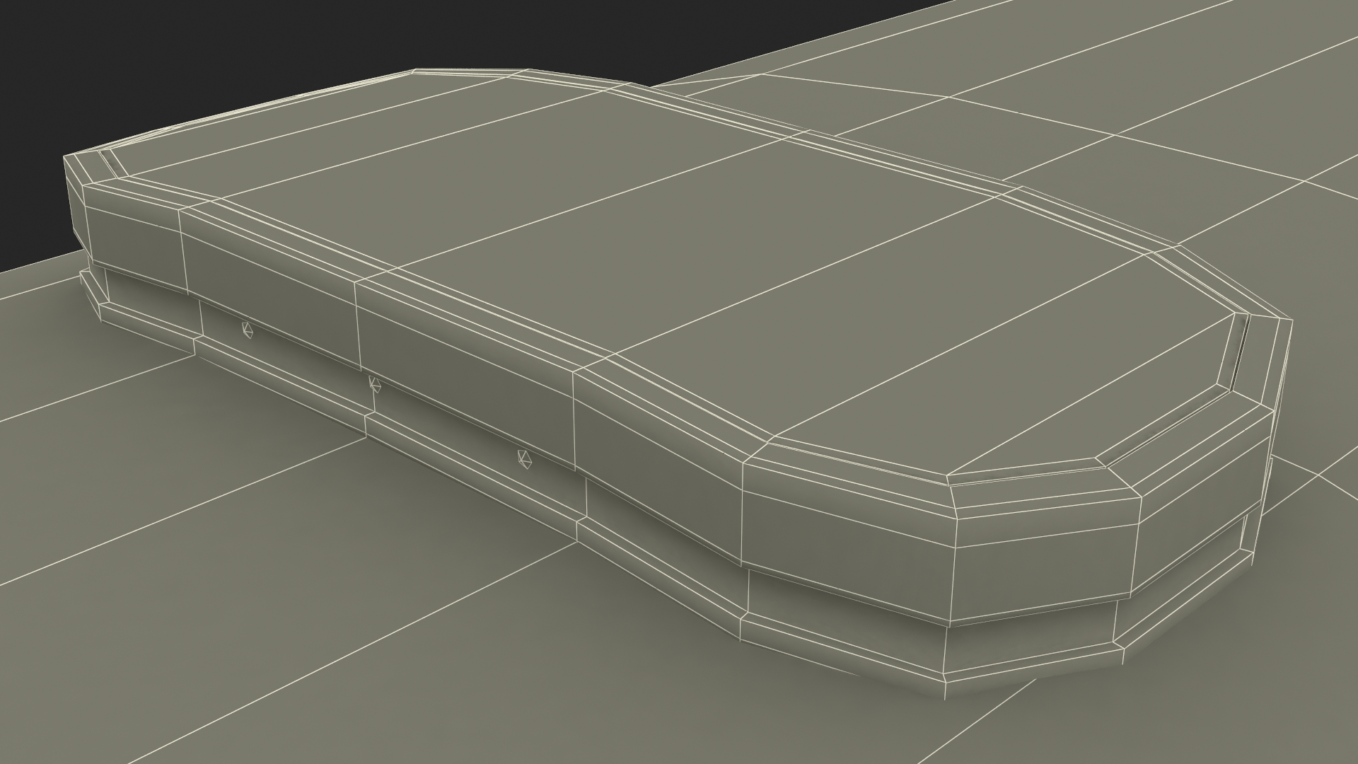 3D model American School Bus Rigged for Cinema 4D