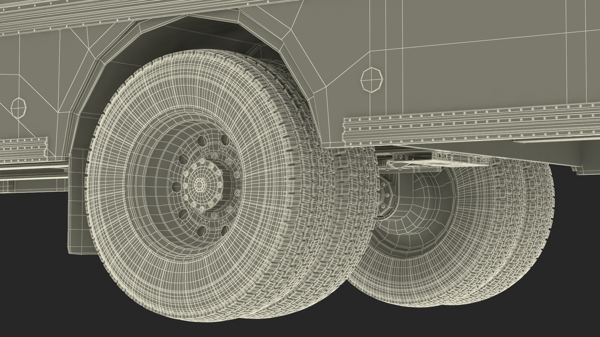 3D model American School Bus Rigged for Cinema 4D