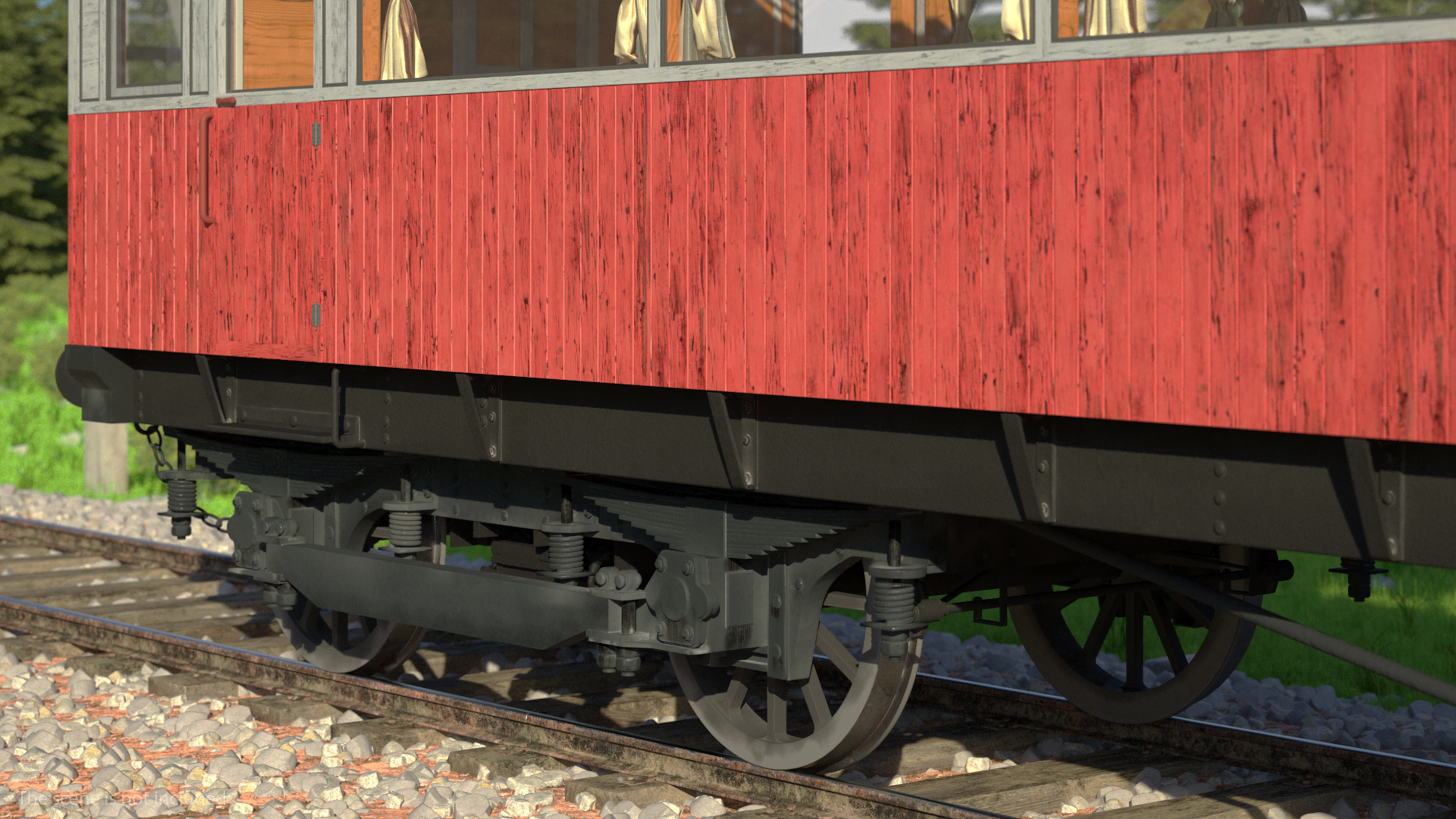 3D 1903 North Eastern Railway Electric Autocar model