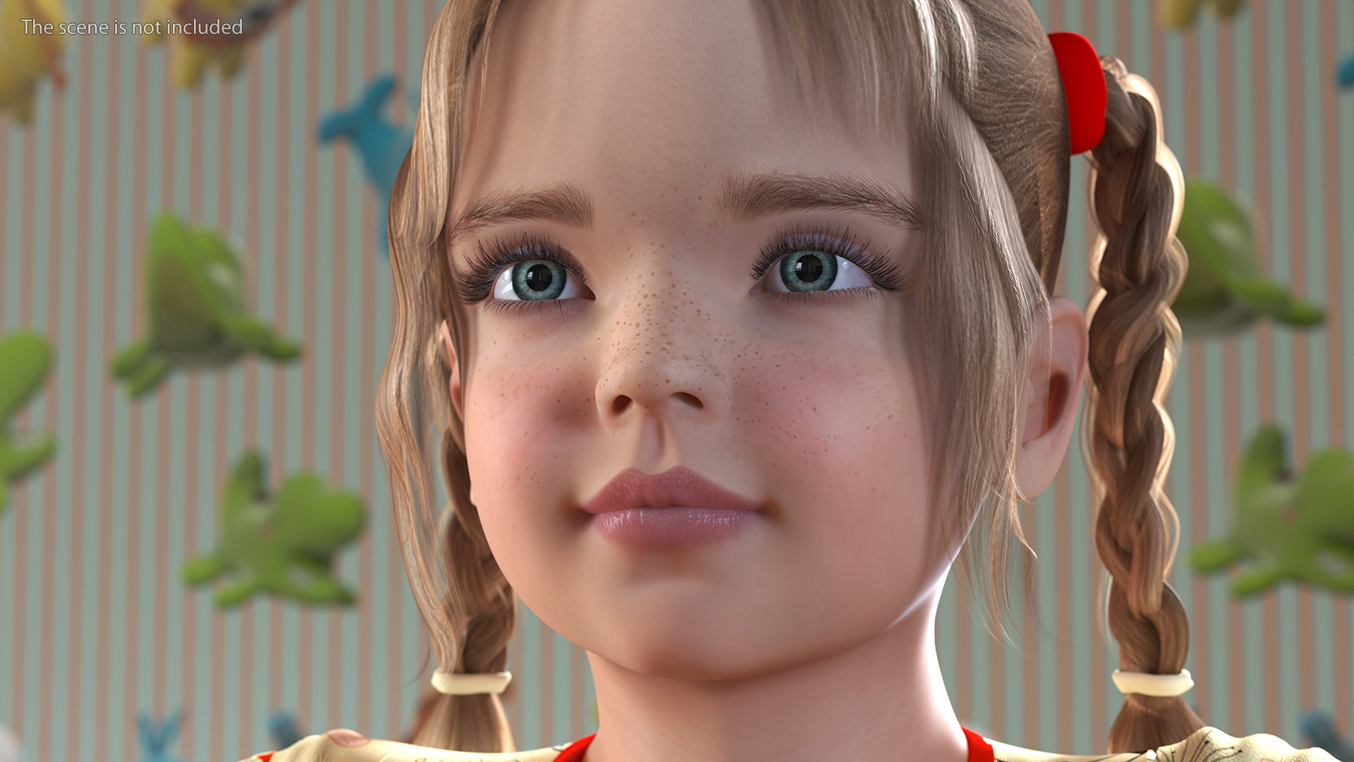 Child Girl Rigged 3D