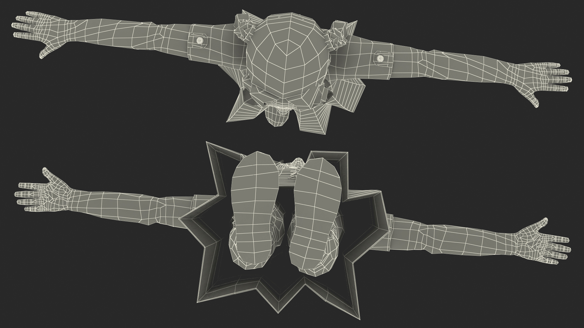 Child Girl Rigged 3D