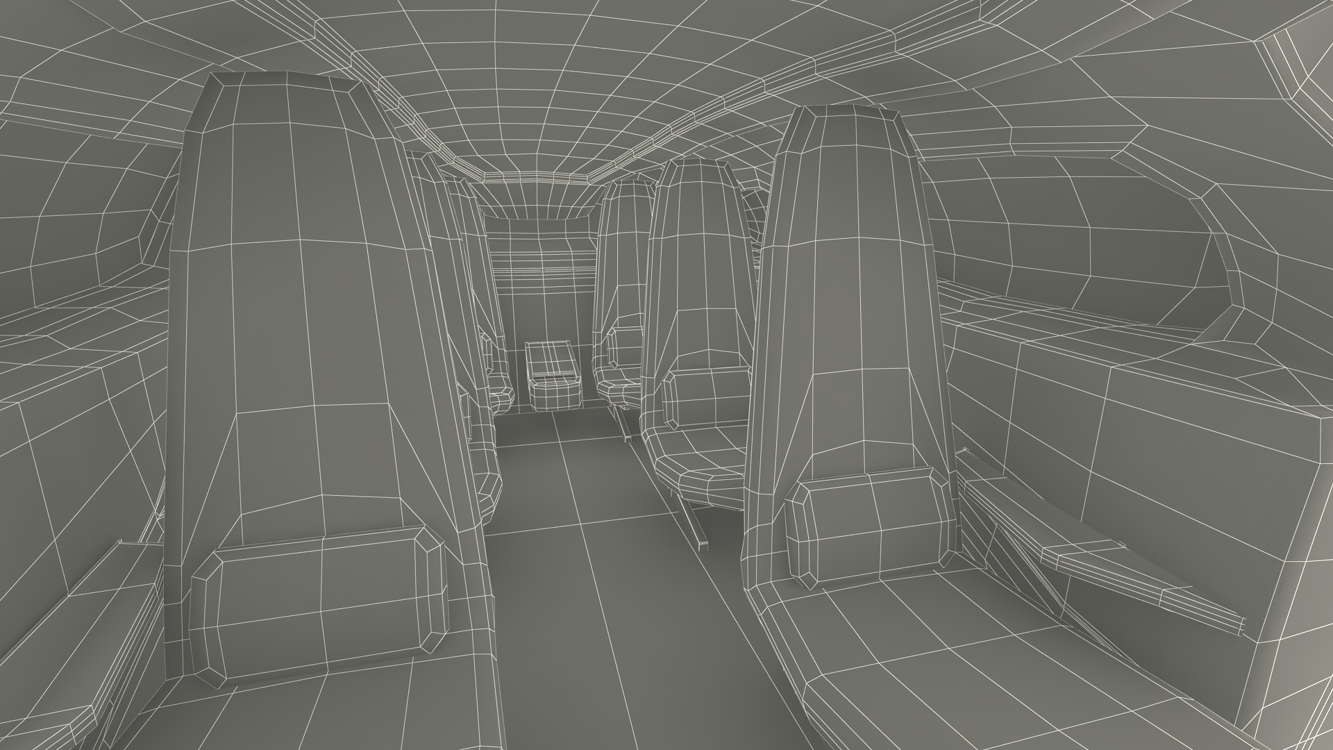 Flying Taxi Black 3D
