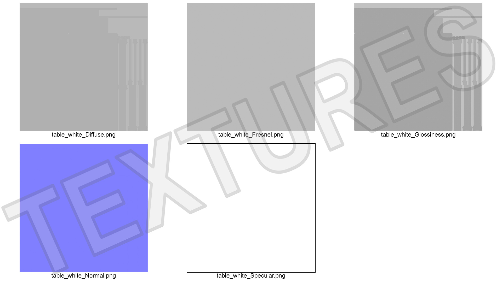 Modern Minimalist Rectangular Dining Table 3D