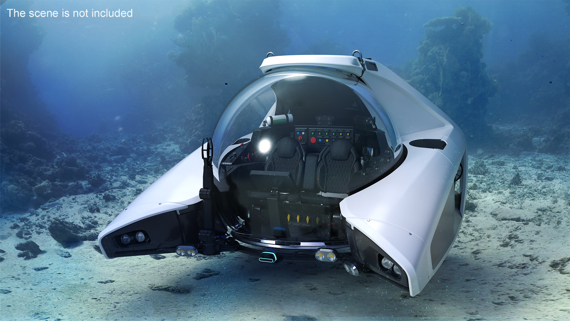 3D U-Boat Worx NEMO Personal Submarine White
