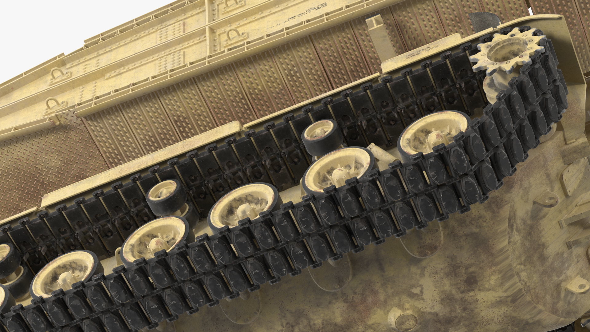 Armored Vehicle Launched Bridge AVLB M60A1 Rigged 3D model