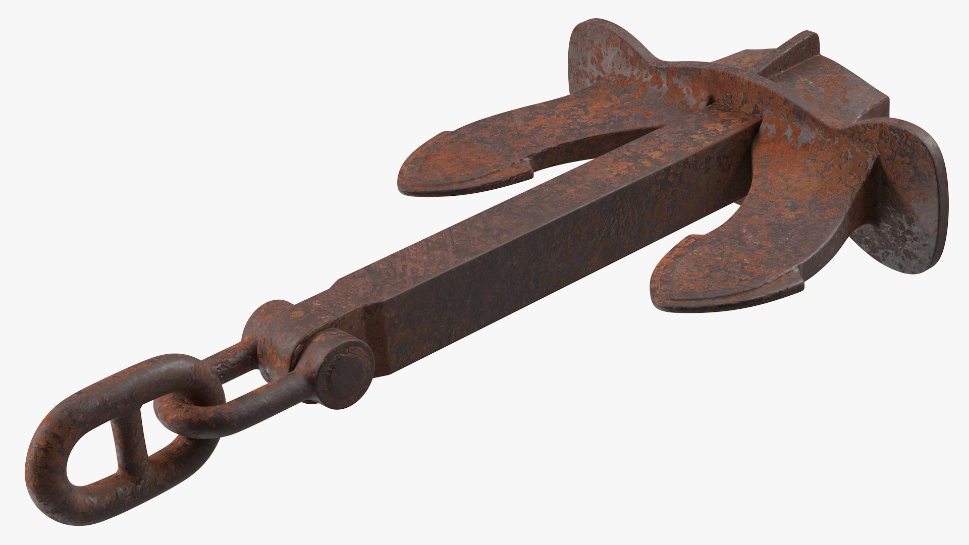 Rusty Anchor 3D