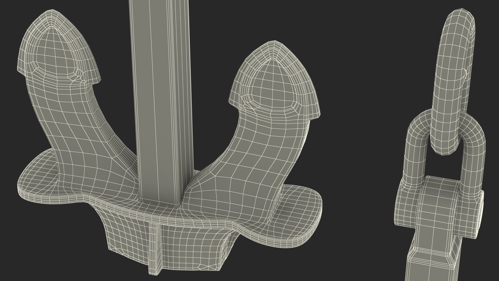 Rusty Anchor 3D