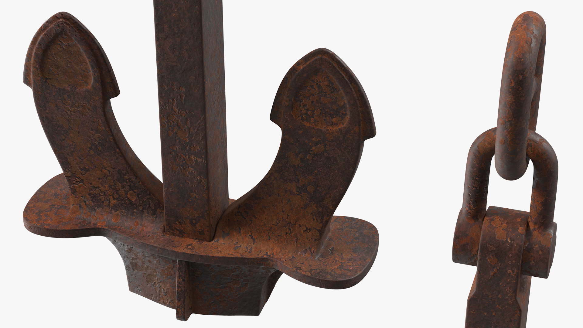 Rusty Anchor 3D