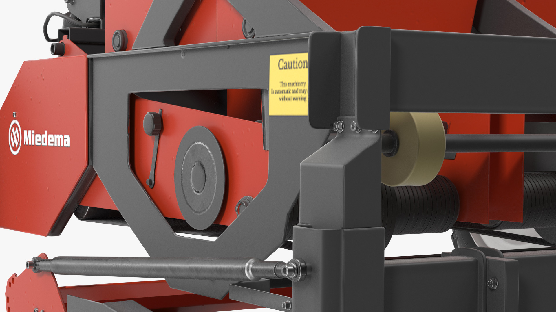 Miedema Structural 4000 Potato Planter Red 3D