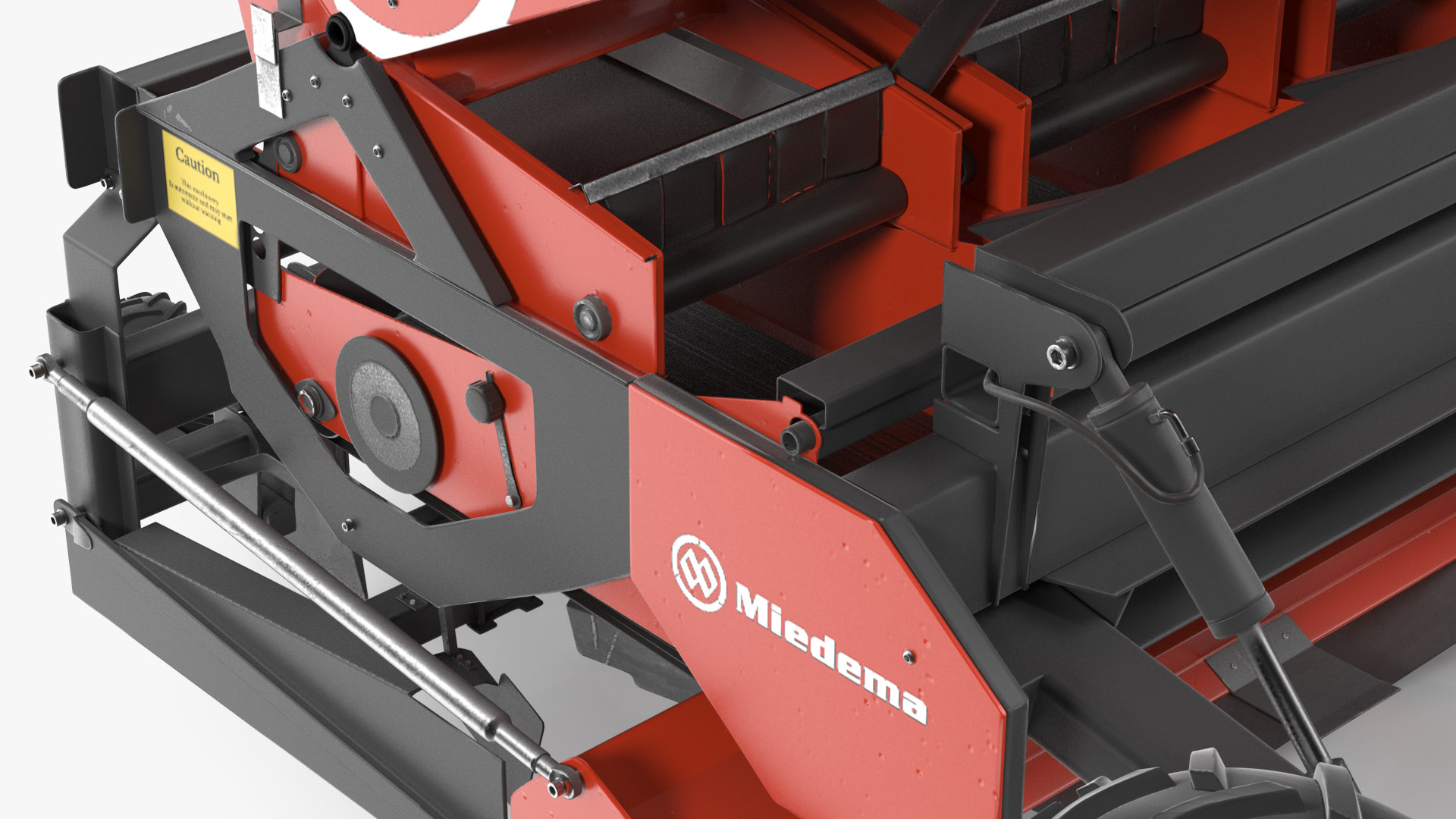 Miedema Structural 4000 Potato Planter Red 3D