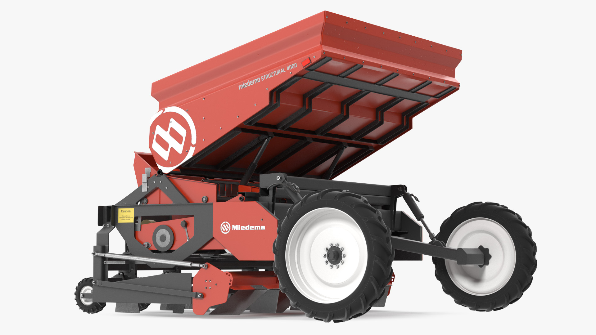 Miedema Structural 4000 Potato Planter Red 3D