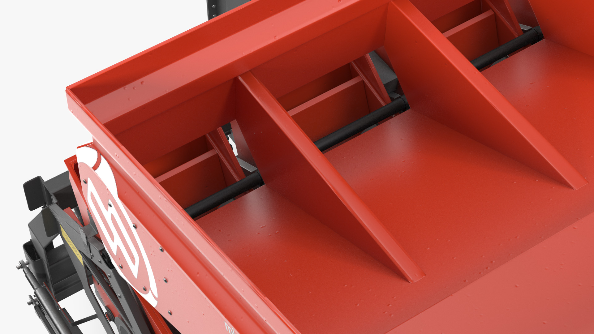 Miedema Structural 4000 Potato Planter Red 3D