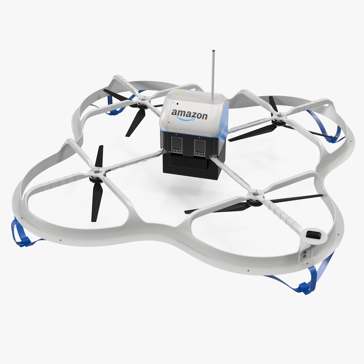 Amazon Prime Air Delivery Drone with Package, view 3