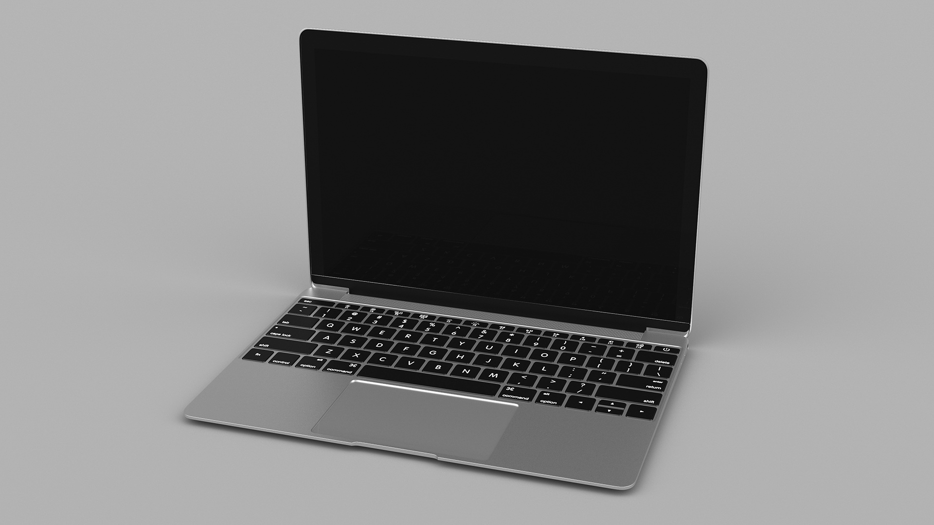 3D Modern Laptop model