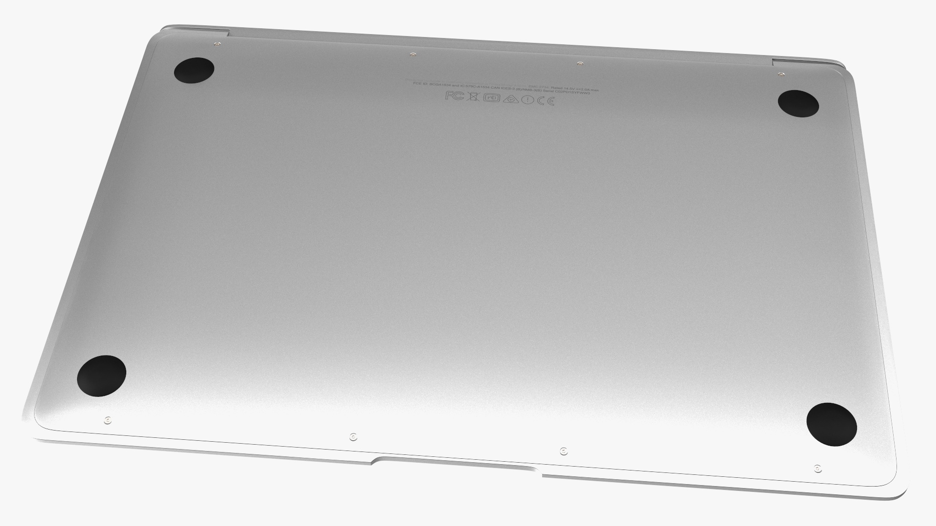 3D Modern Laptop model