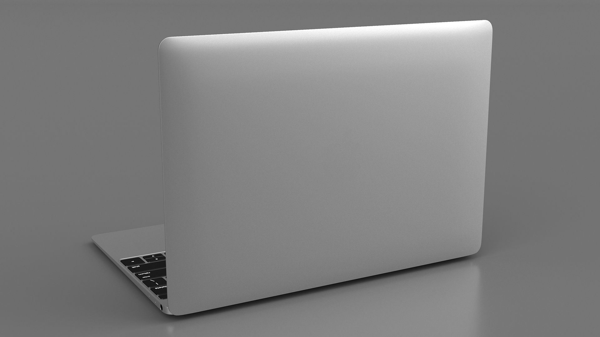 3D Modern Laptop model