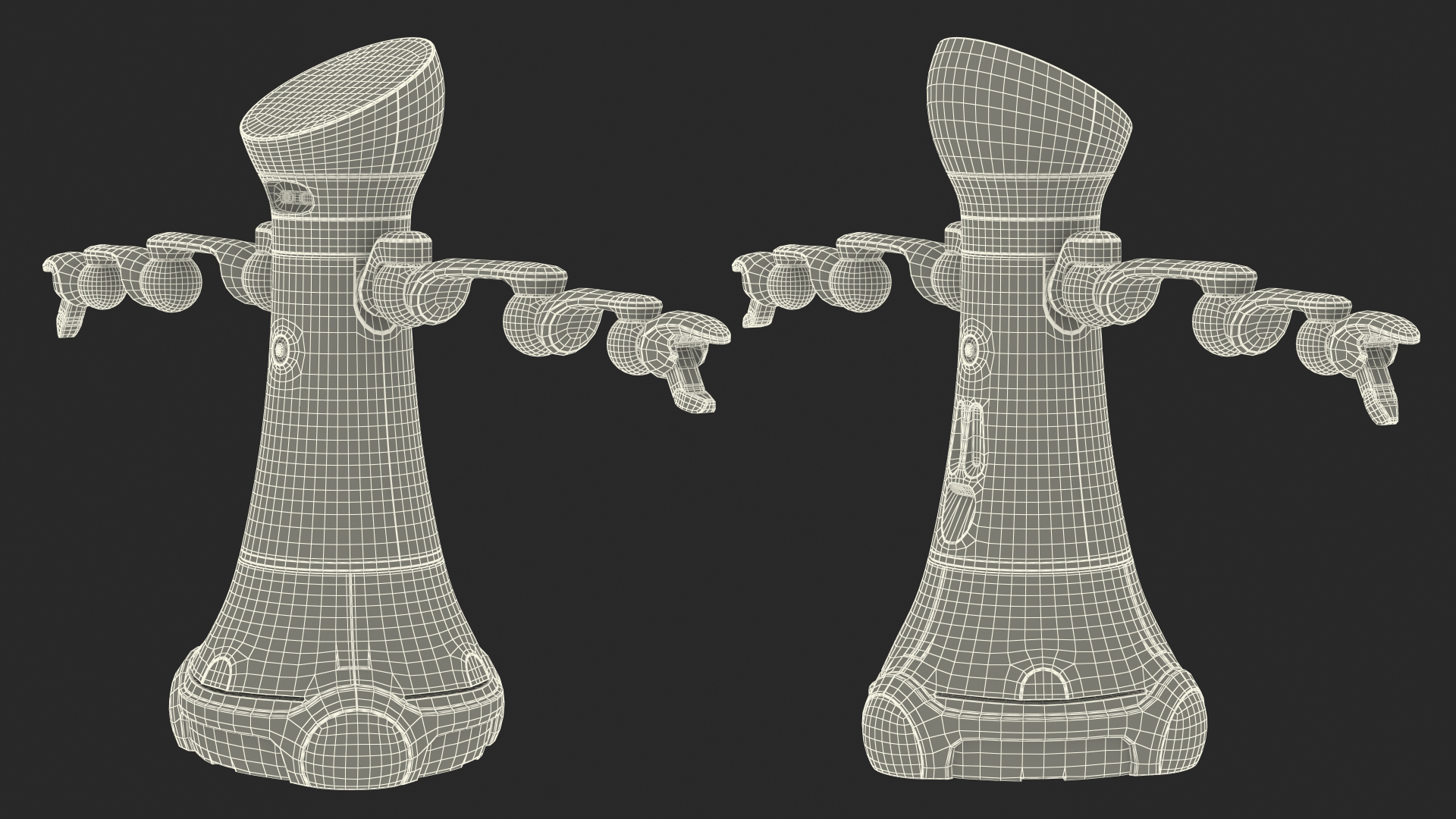 Careobot 4 Service Robot 3D model