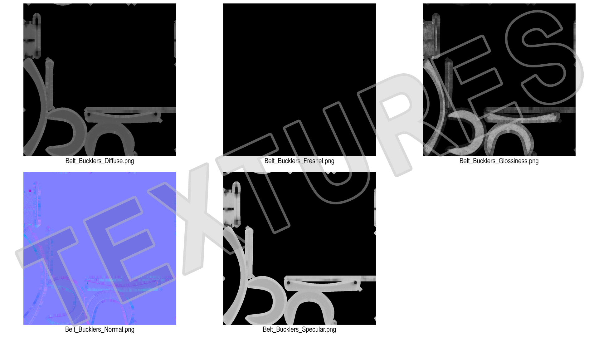 3D Used Crescent Belt model