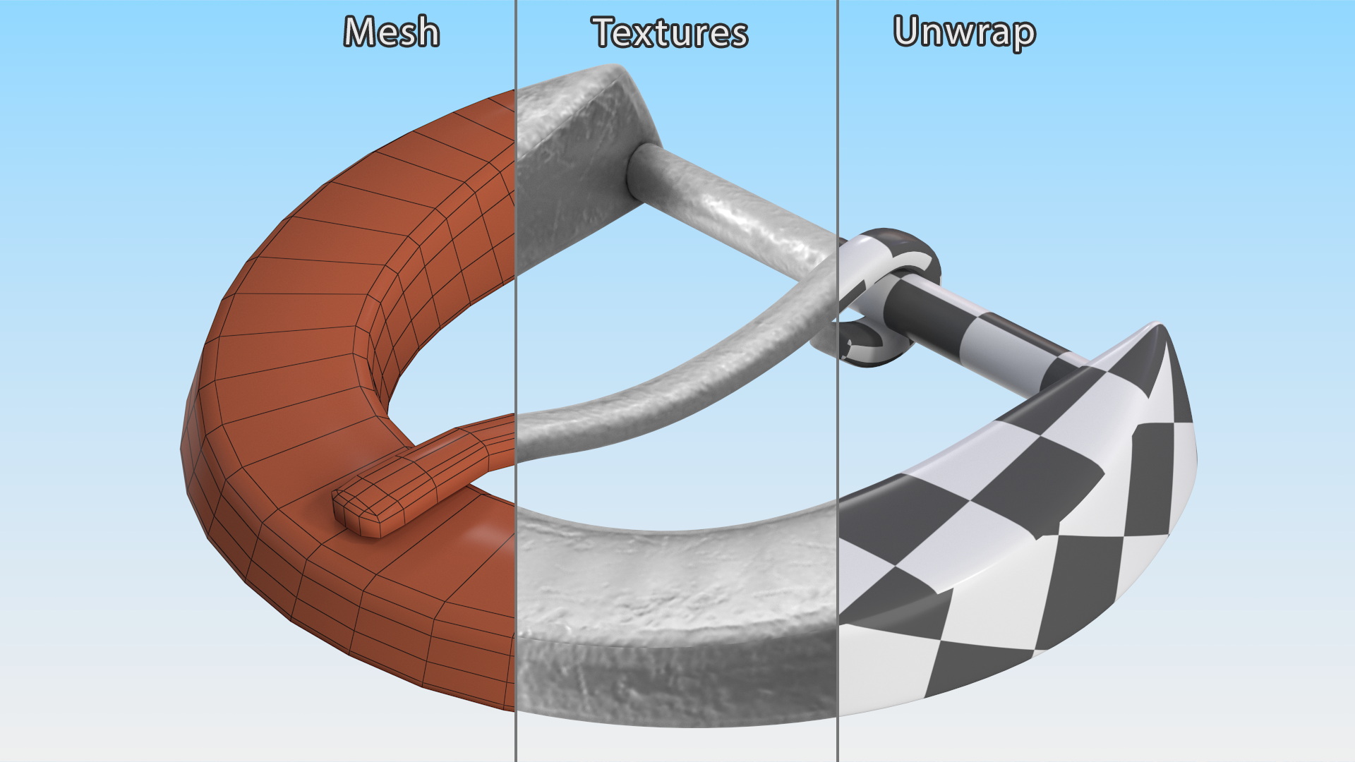 3D Used Crescent Belt model