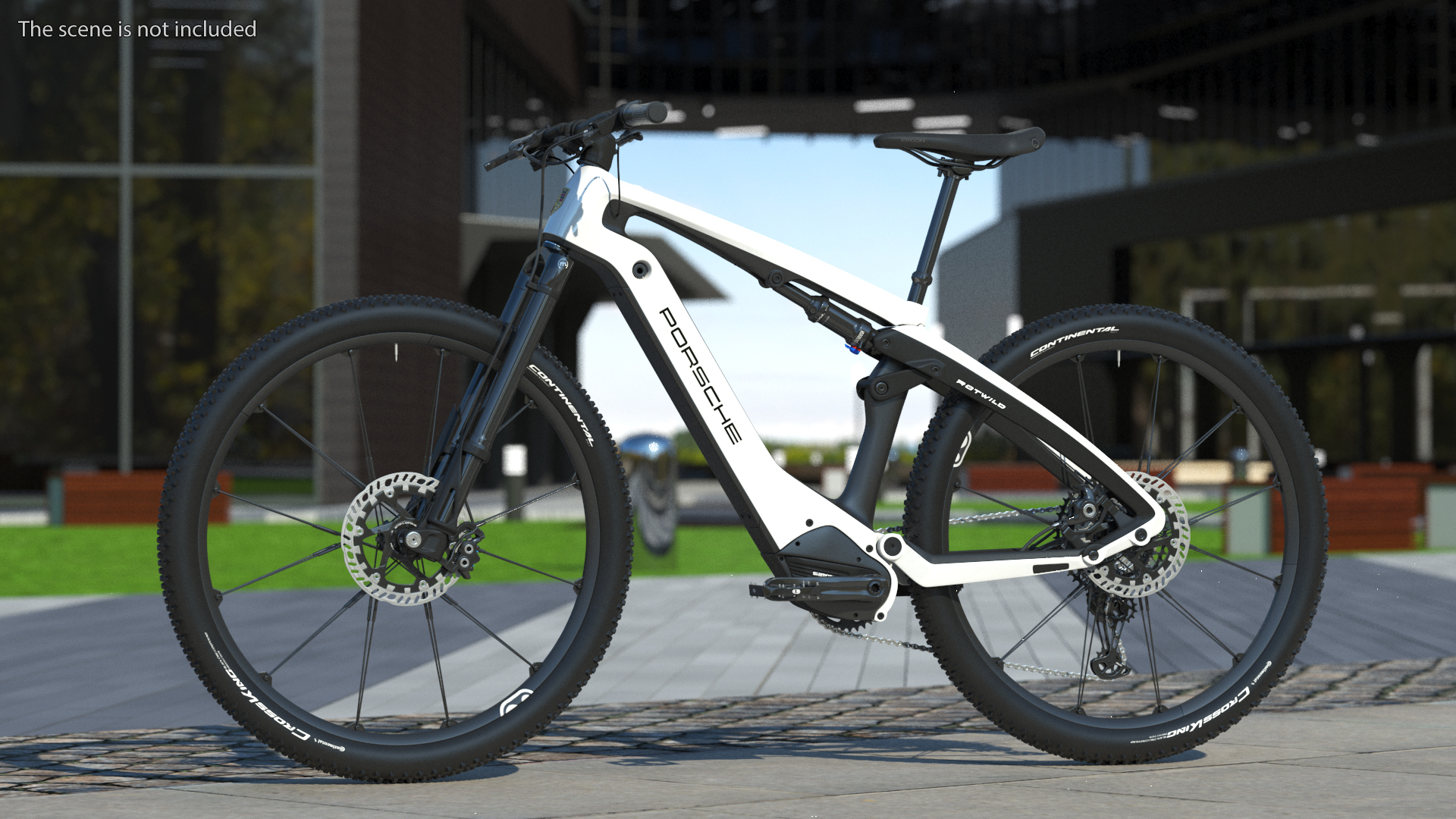 3D model Porsche eBike Cross White