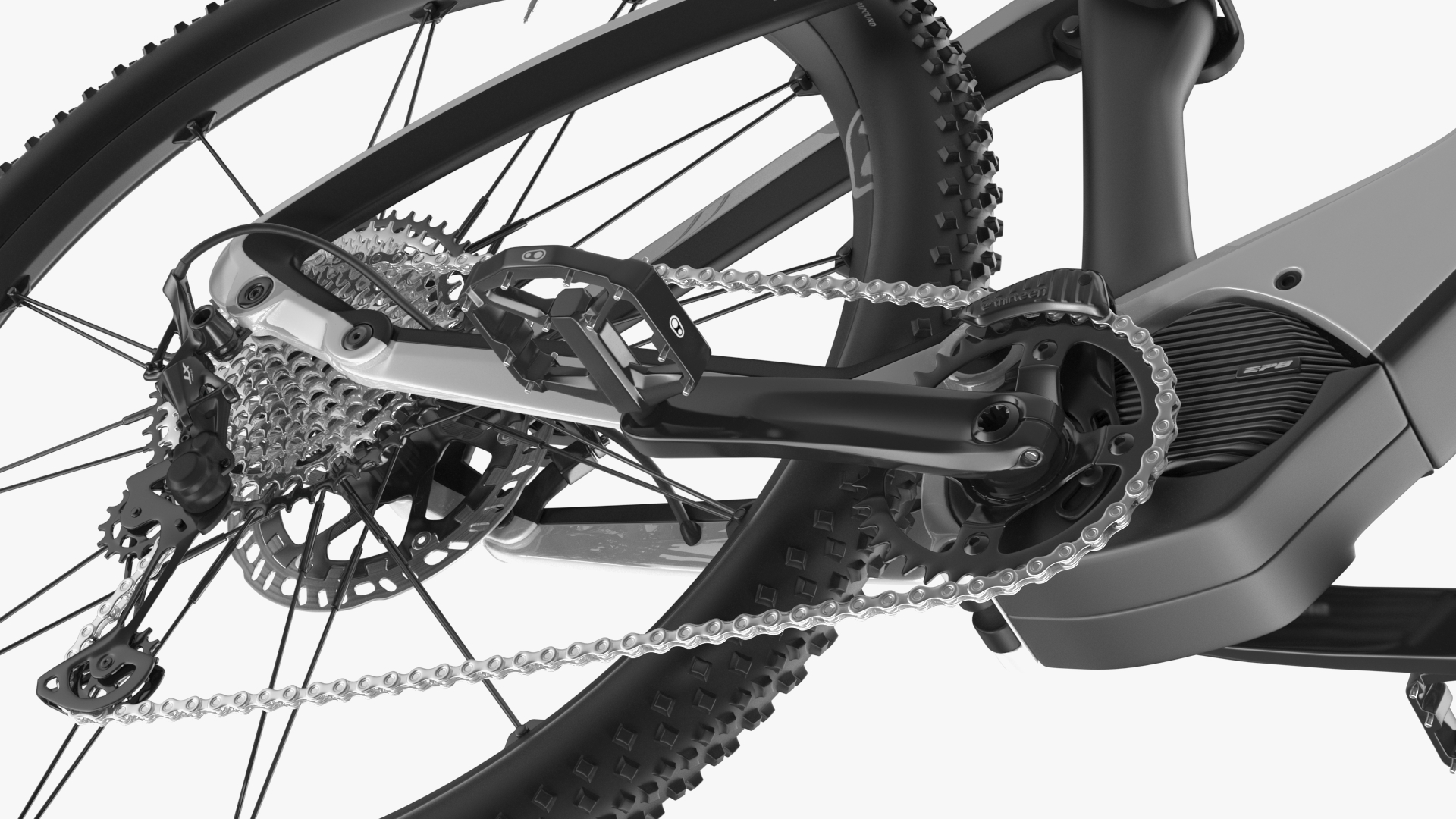 3D model Porsche eBike Cross White