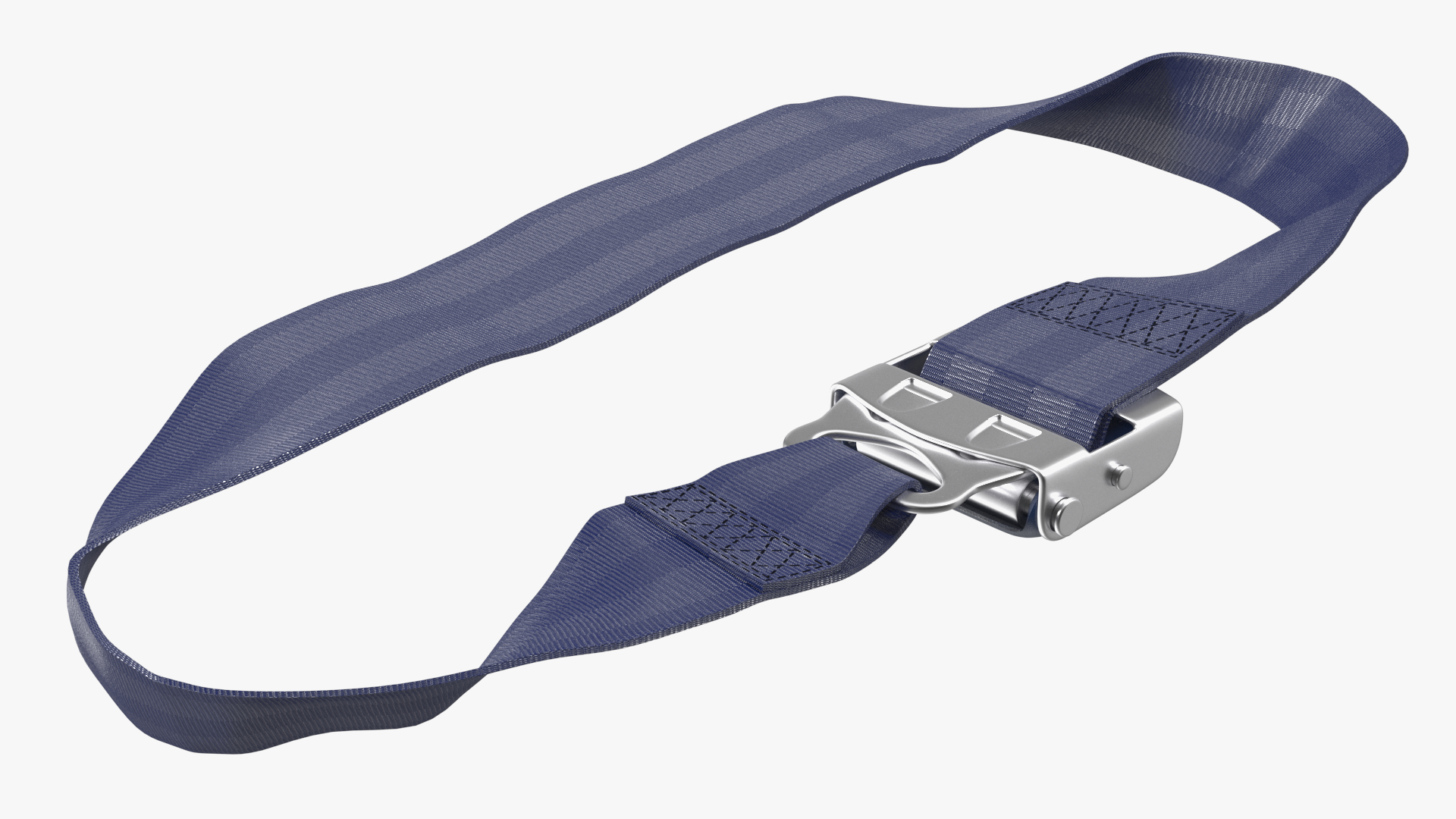 Airplane Seat Belt Extender Type B Blue 3D model
